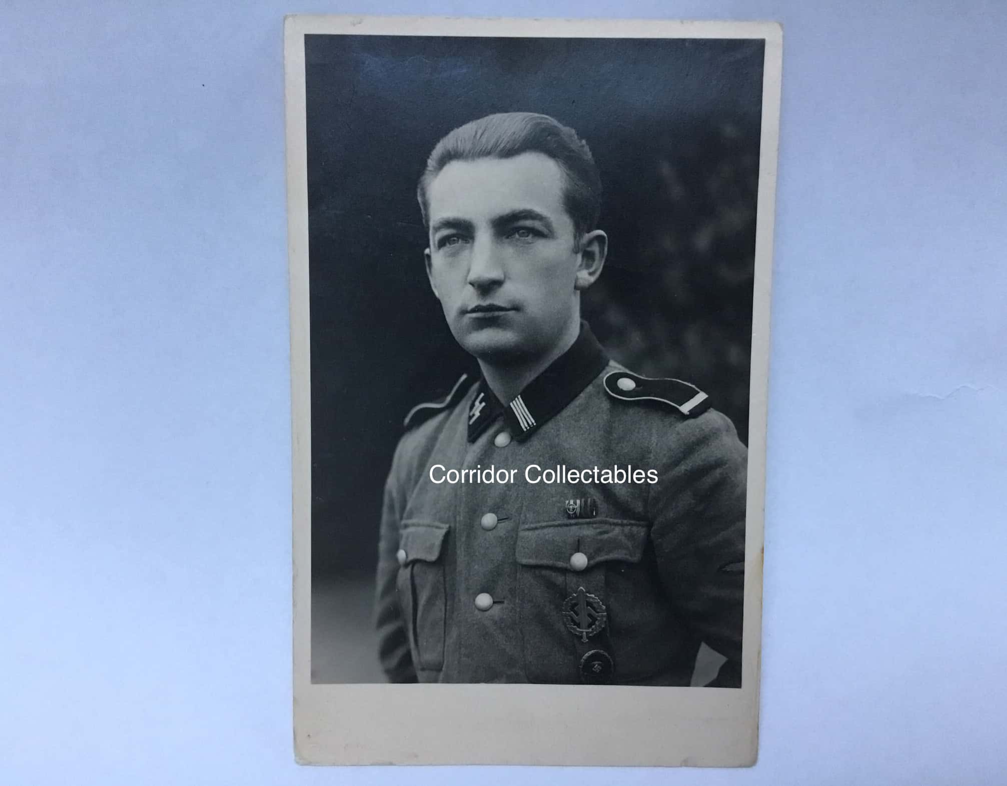 Waffen SS Photo Rottenfuhrer Wounded badge